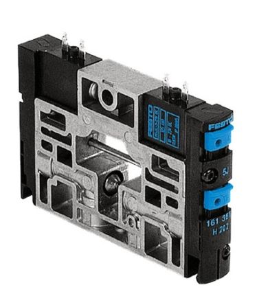 Festo 2x3/2-Way, Closed, Monostable Solenoid Valve - Electrical G 1/8 CPV Series 24V dc, 161362 [CPV14-M1H-2X3-GLS-1/8]; 271-2536