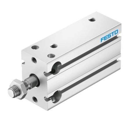 Festo Pneumatic Compact Cylinder - 4828438, 32mm Bore, 20mm Stroke, DPDM Series, Double Acting [DPDM-32-20-PA]; 271-2538