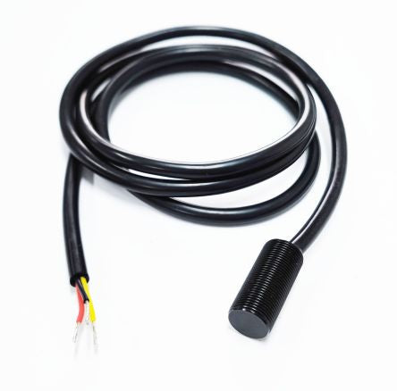 RS PRO Panel Hall Effect Sensor, NPN Output, 24 V dc, Barrel Body, 0.5 → 2.5 mm, 20V [0]; 271-3086
