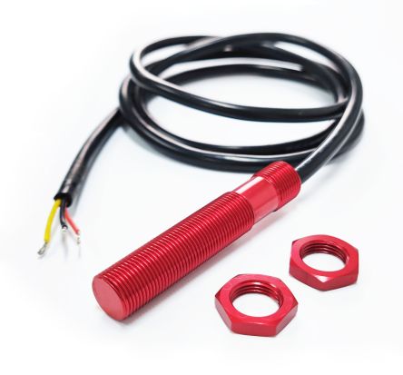 RS PRO Panel Hall Effect Sensor, NPN Output, 24 V dc, Barrel Body, 0.5 → 2.5 mm, 20V [0]; 271-3088