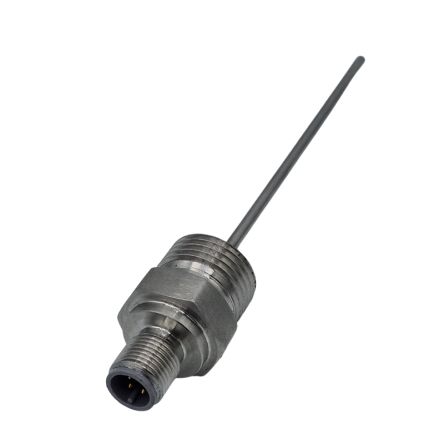 RS PRO PT100 RTD Sensor, 3mm Dia, 200mm Long, 4 Wire, NPT 1/2, Class A +250°C Max [0]; 271-3126
