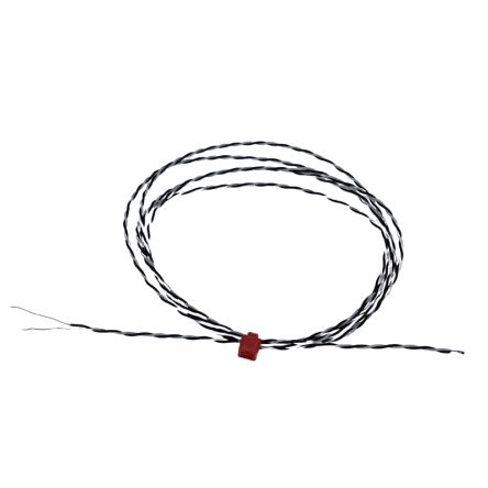RS PRO Type J Exposed Junction Thermocouple 1m Length, 1/0.5mm Diameter, -75°C → +250°C [0]; 271-3171