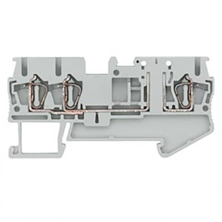 Siemens 8WH2003-6AF00 8WH Series Grey, 2.5mm², 1-Level, Spring Termination, CSA [8WH2003-6AF00]; 271-3297