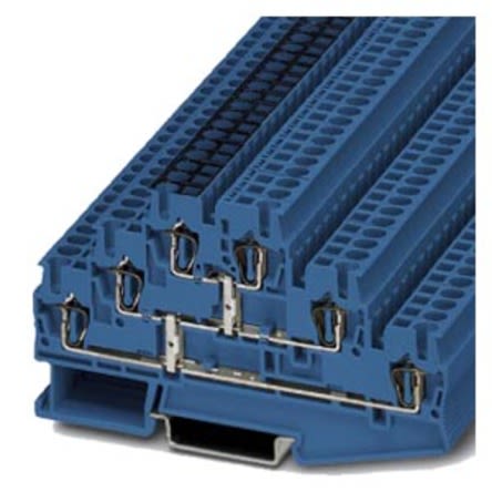 Siemens 8WH2035-0AF01 8WH Series Blue, 2.5mm², 3-Level, Spring Termination, CSA [8WH2035-0AF01]; 271-3312