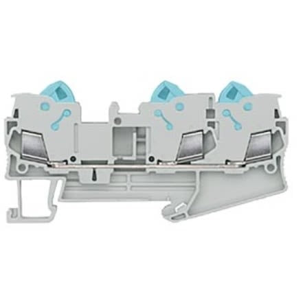 Siemens 8WH3003-0AF00 8WH Series Grey, 2.5mm², 1-Level, Plug-In Termination, CSA [8WH3003-0AF00]; 271-3323