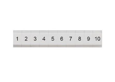 Siemens, 8WH Labeling Plate for use with  for use with Terminal Blocks [8WH8210-0AA56]; 271-3442