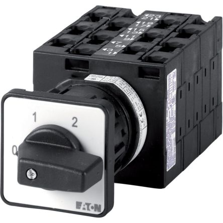 Eaton, 3P 5 Position 60° Multi Speed Cam Switch, 690V (Volts), 32A, Short Thumb Grip Actuator [000964 T3-6-15866/EZ]; 271-3952