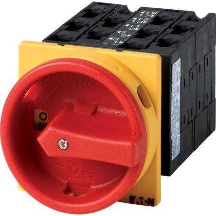 Eaton, 9P 3 Position 90° Rotary Cam Switch, 690V (Volts), 32A, Rotary Actuator [003170 T3-5-8345/EA/SVB]; 271-3973