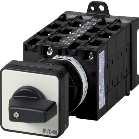 Eaton, 3P 5 Position 60° Multi Speed Cam Switch, 690V (Volts), 32A, Short Thumb Grip Actuator [005530 T3-7-67/Z]; 271-4043