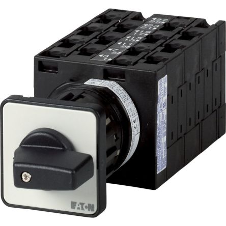 Eaton, 7P 3 Position 60° Changeover Cam Switch, 690V (Volts), 32A, Short Thumb Grip Actuator [005574 T3-7-8363/EZ]; 271-4048