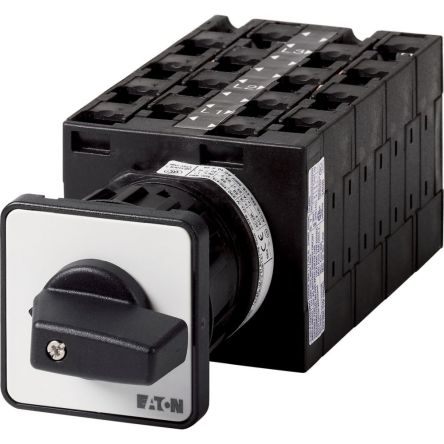 Eaton, 3P 5 Position 60° Multi Speed Cam Switch, 690V (Volts), 32A, Short Thumb Grip Actuator [005614 T3-8-137/EZ]; 271-4052