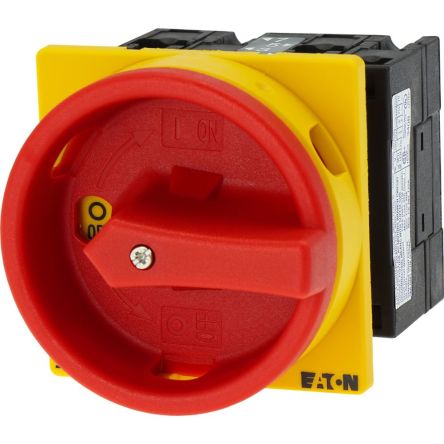 Eaton, 4P 90° On-Off Cam Switch, 690V (Volts), 32A, Door Coupling Rotary Drive Actuator [008771 T3-2-8324/EA/SVB]; 271-4081