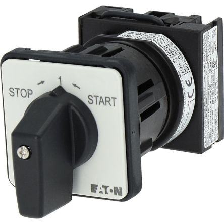 Eaton, 1P 3 Position 45° On-Off Cam Switch, 690V (Volts), 20A, Toggle Actuator [009247 T0-1-15362/EZ]; 271-4122
