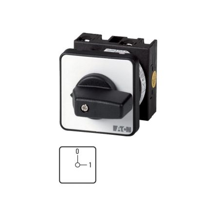 Eaton, 1P 2 Position 90° Changeover Cam Switch, 690V (Volts), 20A, Toggle Actuator [009376 T0-1-79/E]; 271-4150
