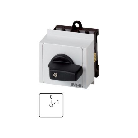 Eaton, 2P 2 Position 60° On-Off Cam Switch, 690V (Volts), 20A, Toggle Actuator [009479 T0-1-8201/IVS]; 271-4167