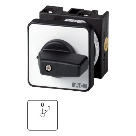 Eaton, 3P 2 Position 45° On-Off Cam Switch, 690V (Volts), 20A, Toggle Actuator [011328 T0-2-15303/E]; 271-4261