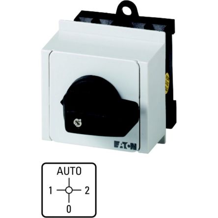 Eaton, 4P 4 Position 90° Changeover Cam Switch, 690V (Volts), 20A, Toggle Actuator [011463 T0-2-15834/IVS]; 271-4280