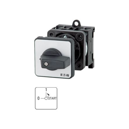 Eaton, 2P 3 Position 45° Motor Control Cam Switch, 690V (Volts), 20A, Short Thumb Grip Actuator [011828 T0-2-8425/Z]; 271-4346