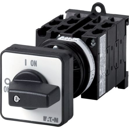 Eaton, 2P 6 Position 45° Multi Step Cam Switch, 690V (Volts), 20A, Short Thumb Grip Actuator [014134 T0-5-15133/Z]; 271-4578