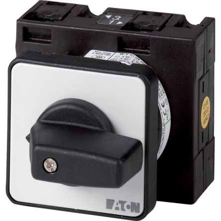 Eaton, 3P 2 Position 90° On-Off Cam Switch, 690V (Volts), 32A, Short Thumb Grip Actuator [014377 T3-3-15683/E]; 271-4604