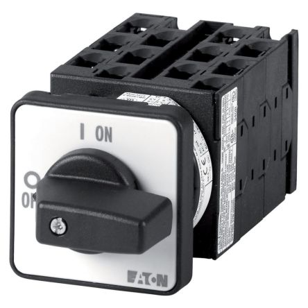 Eaton, 3P 4 Position 60° Star Delta Cam Switch, 690V (Volts), 20A, Short Thumb Grip Actuator [015449 T0-6-15893/E]; 271-4697