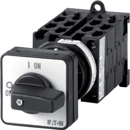 Eaton, 3P 4 Position 60° Multi Speed Cam Switch, 690V (Volts), 20A, Short Thumb Grip Actuator [015757 T0-6-8455/Z]; 271-4732