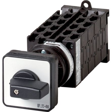 Eaton, 3P 3 Position 60° Multi Speed Cam Switch, 690V (Volts), 20A, Short Thumb Grip Actuator [016221 T0-9-15103/Z]; 271-4795