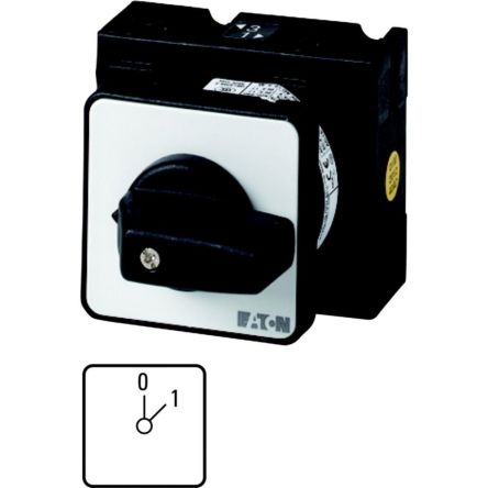 Eaton, 3P 3 Position 45° On-Off Cam Switch, 690V (Volts), 32A, Toggle Actuator [018096 T3-2-15403/EZ]; 271-4850