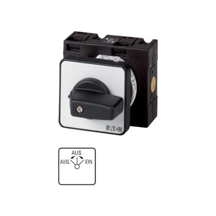 Eaton, 1P 3 Position 45° Changeover Cam Switch, 690V (Volts), 32A, Toggle Actuator [018528 T3-2-8515/EZ]; 271-4869