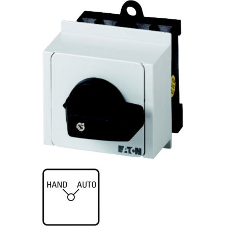 Eaton, 1P 2 Position 90° Changeover Cam Switch, 690V (Volts), 20A, Toggle Actuator [022246 T0-3-15453/IVS]; 271-4965