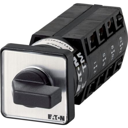 Eaton, 4P 3 Position 90° Changeover Cam Switch, 500V (Volts), 10A, Short Thumb Grip Actuator [022672 TM-4-8294/E]; 271-4972