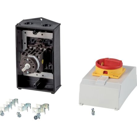 Eaton, 6P 90° On-Off Cam Switch, 690V (Volts), 20A, Door Coupling Rotary Drive Actuator [182435 T0-4-15682/I2H/MBS/SVB]; 271-5194