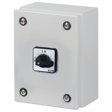 Eaton, 3P 2 Position 90° On-Off Cam Switch, 690V (Volts), 20A, Short Thumb Grip Actuator [197440 T0-2-15679/SE1]; 271-5209