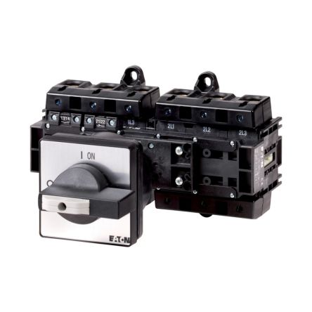 Eaton, 6P 90° On-Off Cam Switch, 690V (Volts), 160A, Door Coupling Rotary Drive Actuator [200127 T6-160-6/V/SVB-SW/HI11]; 271-5232