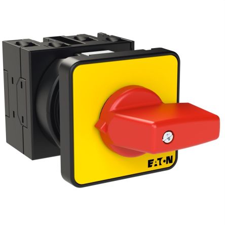 Eaton, 4P 2 Position 90° On-Off Cam Switch, 690V (Volts), 20A, Short Thumb Grip Actuator [207399 T0-2-8900/E-RT]; 271-5395