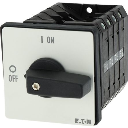 Eaton, 6P 2 Position 90° On-Off Cam Switch, 600V (Volts), 100A, Short Thumb Grip Actuator [207412 T5-4-15682/E]; 271-5403
