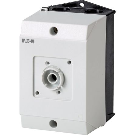 Eaton Black, White Plastic Enclosure - 1 Hole [207436 CI-K1-T0-4]; 271-5426