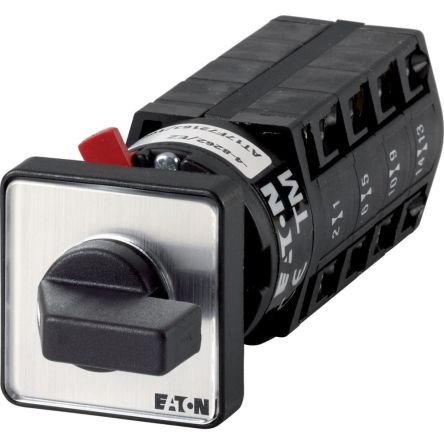 Eaton, 4P 2 Position 60° Changeover Cam Switch, 690V (Volts), 10A, Short Lever Actuator [046119 TM-4-8223/EZ]; 271-5595