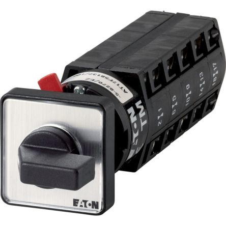 Eaton, 2P 5 Position 60° Multi Step Cam Switch, 500V (Volts), 10A, Toggle Actuator [046123 TM-5-8252/EZ]; 271-5598