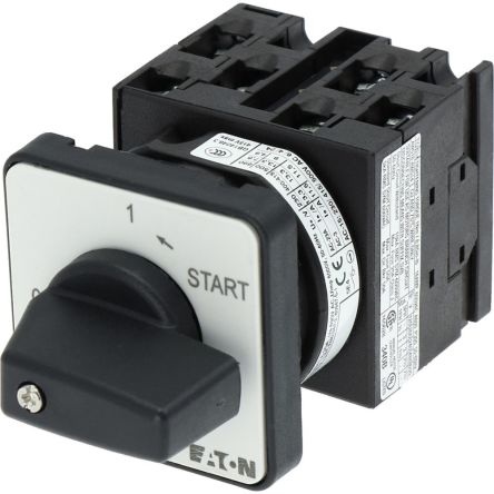 Eaton, 1P 5 Position 90° On-Off Cam Switch, 690V (Volts), 20A, Toggle Actuator [048351 T0-3-15513/E]; 271-5630