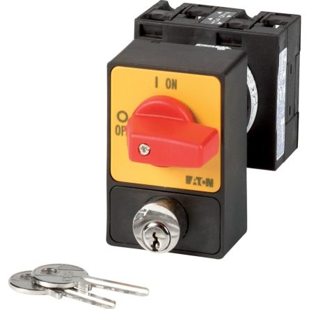 Eaton, 2P 3 Position 45° Changeover Cam Switch, 690V (Volts), 32A, Short Lever Actuator [050985 T3-2-15907/E/SVA(C,E,G-J)]; 271-5652