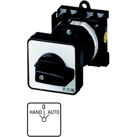 Eaton, 3P 3 Position 45° Changeover Cam Switch, 690V (Volts), 20A, Toggle Actuator [057840 T0-3-15433/Z]; 271-5698