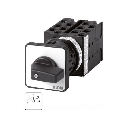Eaton, 3P 5 Position 45° Multi Step Cam Switch, 690V (Volts), 20A, Toggle Actuator [064955 T0-6-8282/EZ]; 271-5744