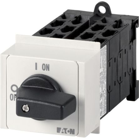 Eaton, 3P 5 Position 45° Multi Step Cam Switch, 690V (Volts), 20A, Short Thumb Grip Actuator [069701 T0-6-8282/IVS]; 271-5770