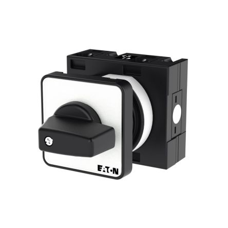 Eaton, 2P 2 Position 90° On-Off Cam Switch, 690V (Volts), 32A, Short Thumb Grip Actuator [076073 T3-1-102/E]; 271-5808