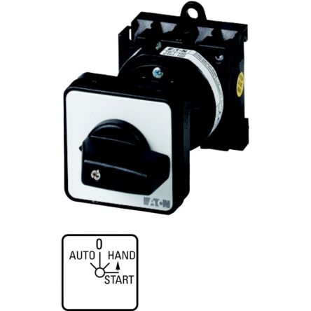 Eaton, 2P 4 Position 45° Changeover Cam Switch, 690V (Volts), 20A, Short Thumb Grip Actuator [078796 T0-2-15907/Z]; 271-5830