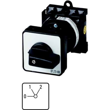 Eaton, 1P 3 Position 60° Multi Step Cam Switch, 690V (Volts), 20A, Short Thumb Grip Actuator [081574 T0-1-91/Z]; 271-5850