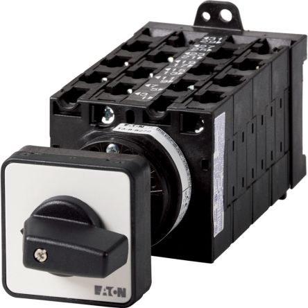 Eaton, 8P 2 Position 90° Changeover Cam Switch, 690V (Volts), 32A, Short Thumb Grip Actuator [083195 T3-8-8372/Z]; 271-5862