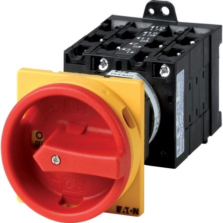 Eaton, 10P 90° On-Off Cam Switch, 690V (Volts), 32A, Toggle Actuator [085564 T3-5-8346/V/SVB]; 271-5876
