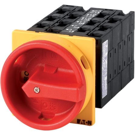 Eaton, 12P 90° On-Off Cam Switch, 690V (Volts), 32A, Door Coupling Rotary Drive Actuator [090310 T3-6-8348/EA/SVB]; 271-5904